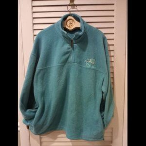 NFL  New England Patriots fleece  half Front zipper Jacket pull over